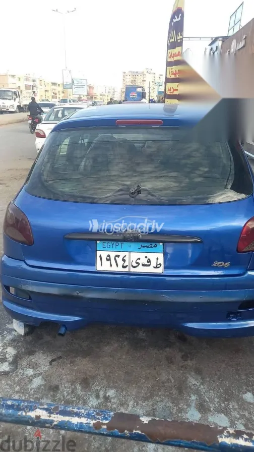 بيجو 206 2011 أزرق غامق مستعملة للبيع - 3