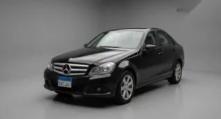 مرسيدس C 180 2012 أسود مستعملة للبيع