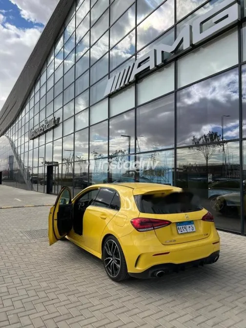 مرسيدس A 35 AMG 2021 أصفر مستعملة للبيع - 2