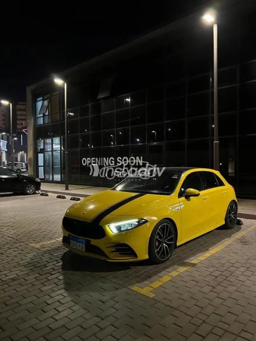 مرسيدس A 35 AMG 2021 أصفر مستعملة للبيع - 4