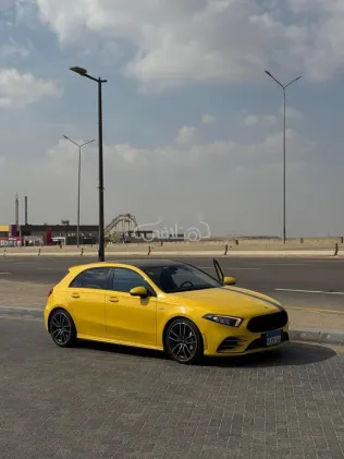 Mercedes A 35 AMG 2021 Yellow Used for Sale