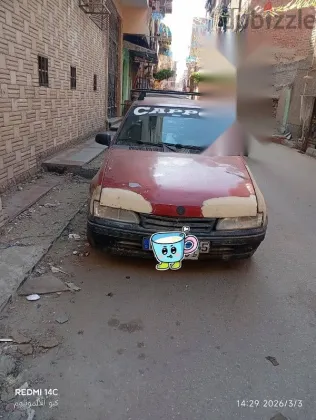 اوبل كاديت 1986 أحمر مستعملة للبيع
