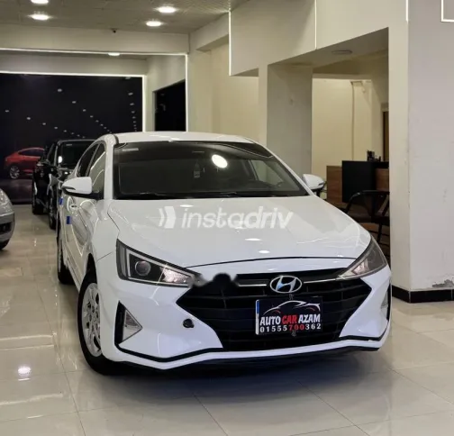 هيونداي إلنترا اى دى 2020 أبيض مستعملة للبيع - 2