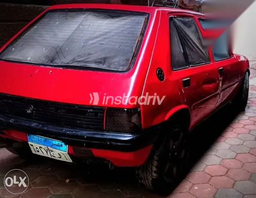 بيجو 205 1989 أحمر مستعملة للبيع - 3