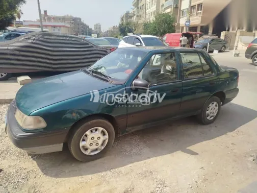 هيونداي اكسنت 1996 أخضر مستعملة للبيع - 1