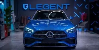 مرسيدس C 180 2025 أزرق غامق مستعملة للبيع