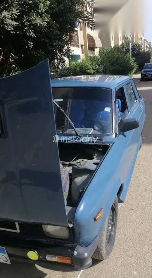 فيات 128 1987 أزرق غامق مستعملة للبيع - 4