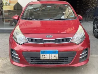 كيا ريو 2016 أحمر مستعملة للبيع