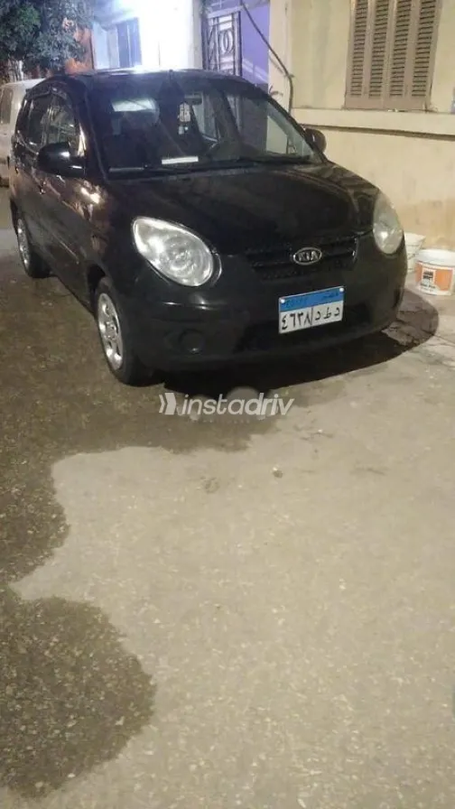 كيا بيكانتو 2027 أسود مستعملة للبيع - 3