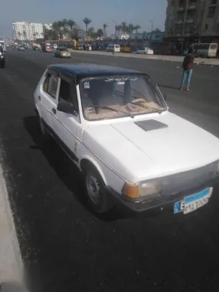 فيات 127 1985 أبيض مستعملة للبيع