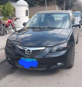 مازدا 3 2008 أسود مستعملة للبيع