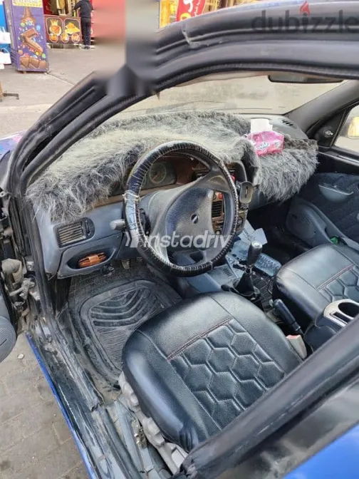 فيات سينا 2002 أزرق غامق مستعملة للبيع - 4