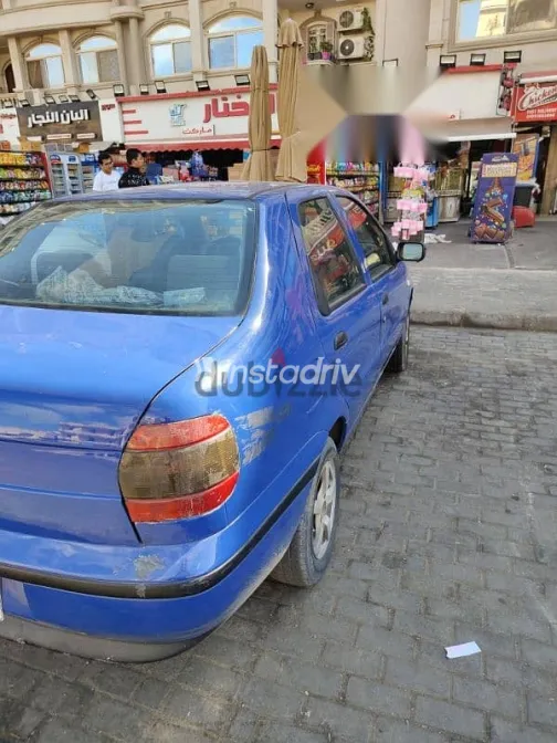 فيات سينا 2002 أزرق غامق مستعملة للبيع - 8