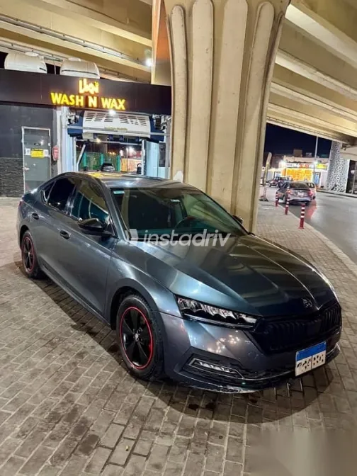 سكودا اوكتافيا 2021 رمادي مستعملة للبيع - 1