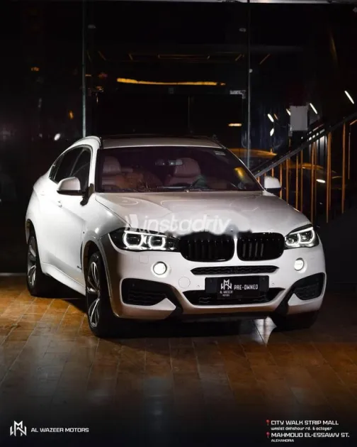 بي ام دبليو X6 2019 أبيض مستعملة للبيع - 1