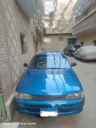 تويوتا كورولا 1997 أبيض مستعملة للبيع