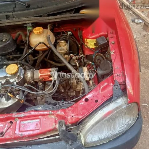 اوبل كورسا 1995 أحمر مستعملة للبيع - 3