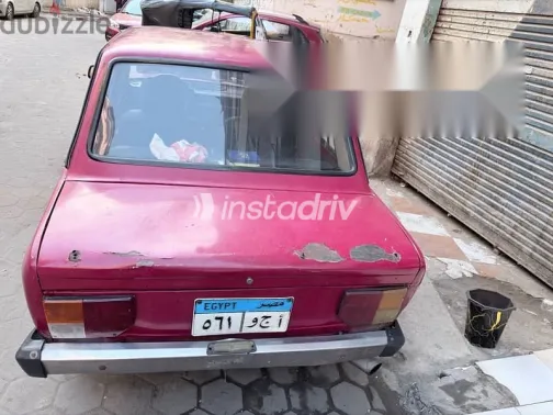 فيات 128 1988 أحمر مستعملة للبيع - 6
