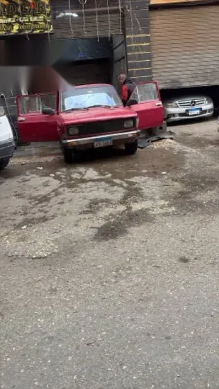 فيات 128 1988 أحمر مستعملة للبيع