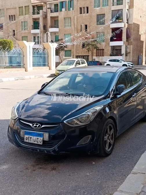 هيونداي إلنترا ام دى 2012 أسود مستعملة للبيع - 1