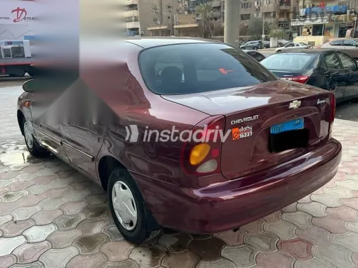 شيفروليه لانوس 2017 أحمر مستعملة للبيع - 3