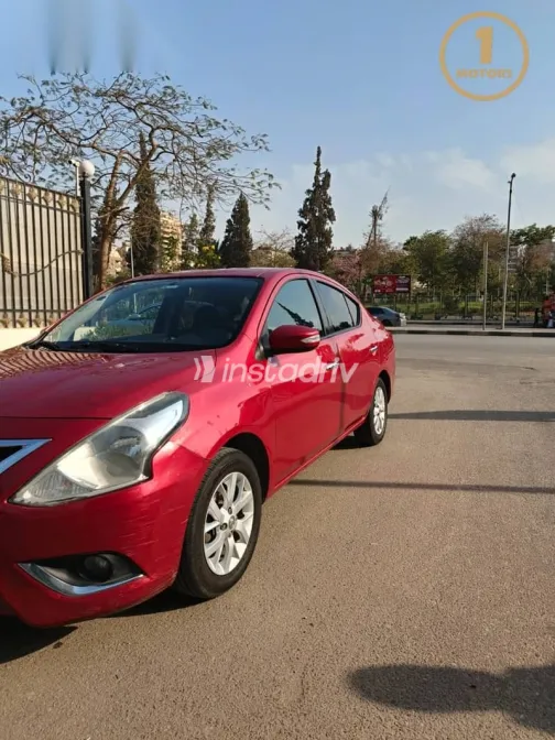 Nissan Sunny 2021 Burgundy Used for Sale - 4