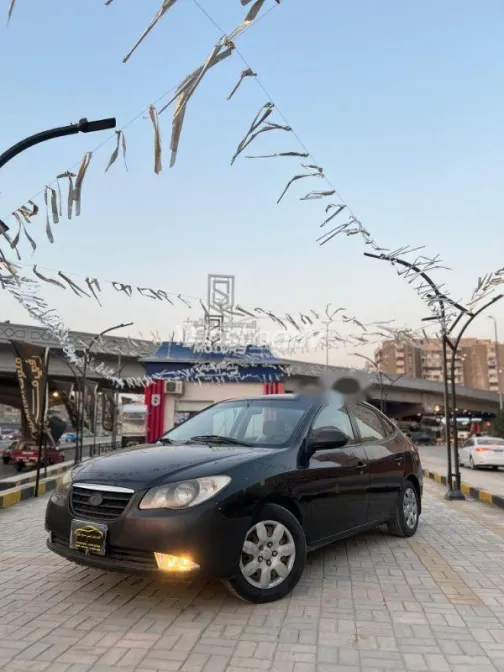 هيونداي إلنترا 2008 أسود مستعملة للبيع - 3