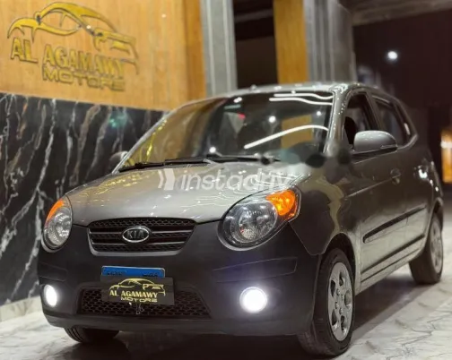 كيا بيكانتو 2010 رمادي مستعملة للبيع - 1