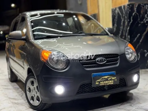 كيا بيكانتو 2010 رمادي مستعملة للبيع - 3