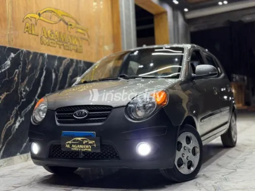 كيا بيكانتو 2010 رمادي مستعملة للبيع - 4