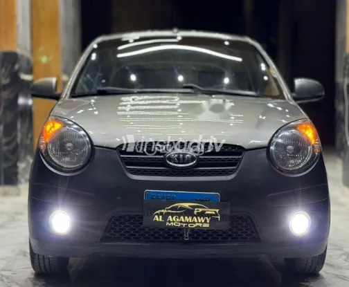 كيا بيكانتو 2010 رمادي مستعملة للبيع - 5