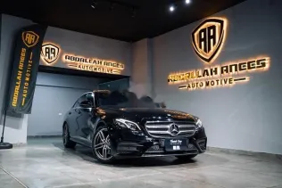 مرسيدس E 200 2019 أسود مستعملة للبيع
