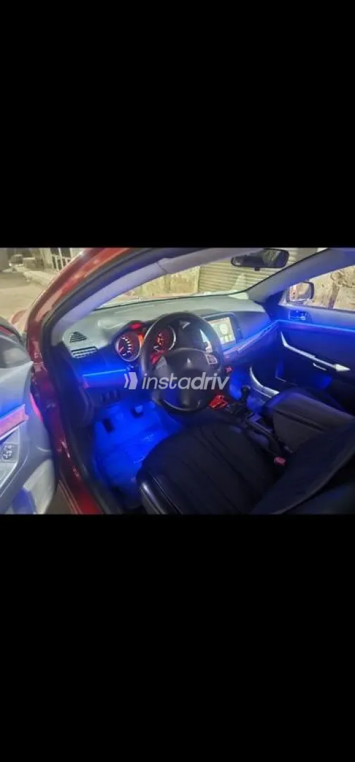 ميتسوبيشي لانسر اى اكس شارك 2008 أحمر غامق مستعملة للبيع - 5