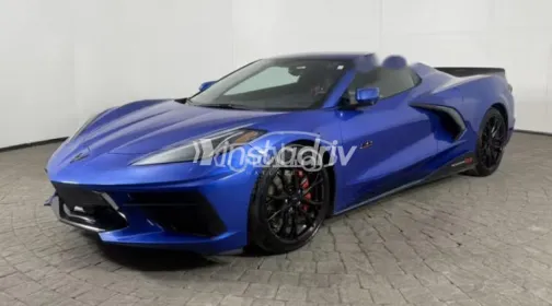 شيفروليه كورفيت 2023 أزرق غامق مستعملة للبيع - 3