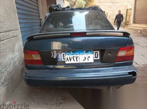 هيونداي اكسيل 1998 أزرق غامق مستعملة للبيع - 2