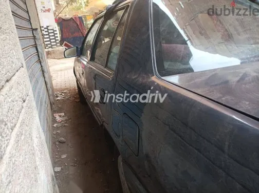 هيونداي اكسيل 1998 أزرق غامق مستعملة للبيع - 3