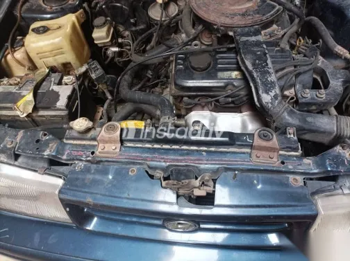 هيونداي اكسيل 1998 أزرق غامق مستعملة للبيع - 4