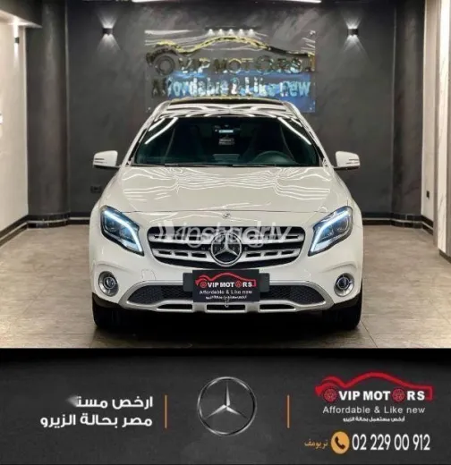 مرسيدس GLA 2018 أبيض مستعملة للبيع - 1