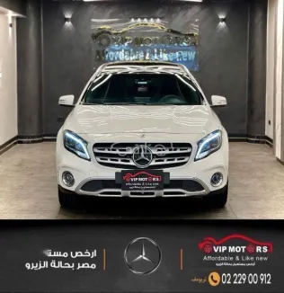 مرسيدس GLA 2018 أبيض مستعملة للبيع