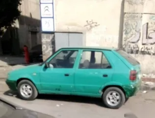سكودا فيليشيا 1996 أخضر مستعملة للبيع