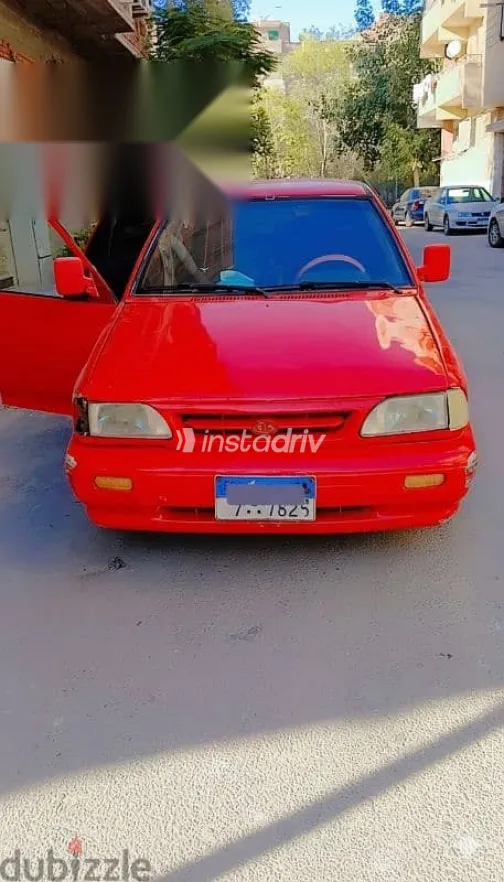 كيا برايد 2002 أحمر مستعملة للبيع - 4