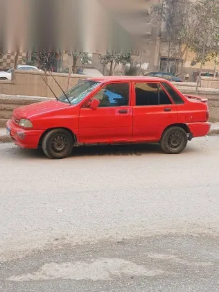 كيا برايد 2002 أحمر مستعملة للبيع