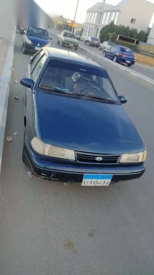 هيونداي اكسيل 1997 رمادي مستعملة للبيع