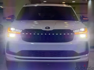 سكودا كودياك 2025 أبيض جديدة للبيع