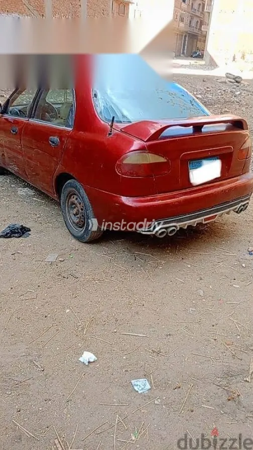 دايو لانوس 1999 أحمر مستعملة للبيع - 2