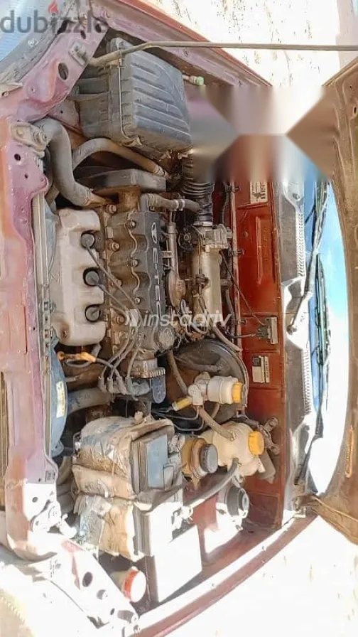 دايو لانوس 1999 أحمر مستعملة للبيع - 5