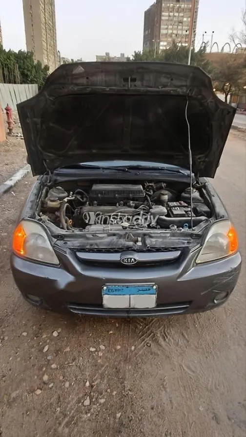كيا ريو 2003 رمادي مستعملة للبيع - 5