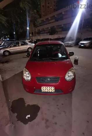 كيا بيكانتو 2009 أحمر مستعملة للبيع