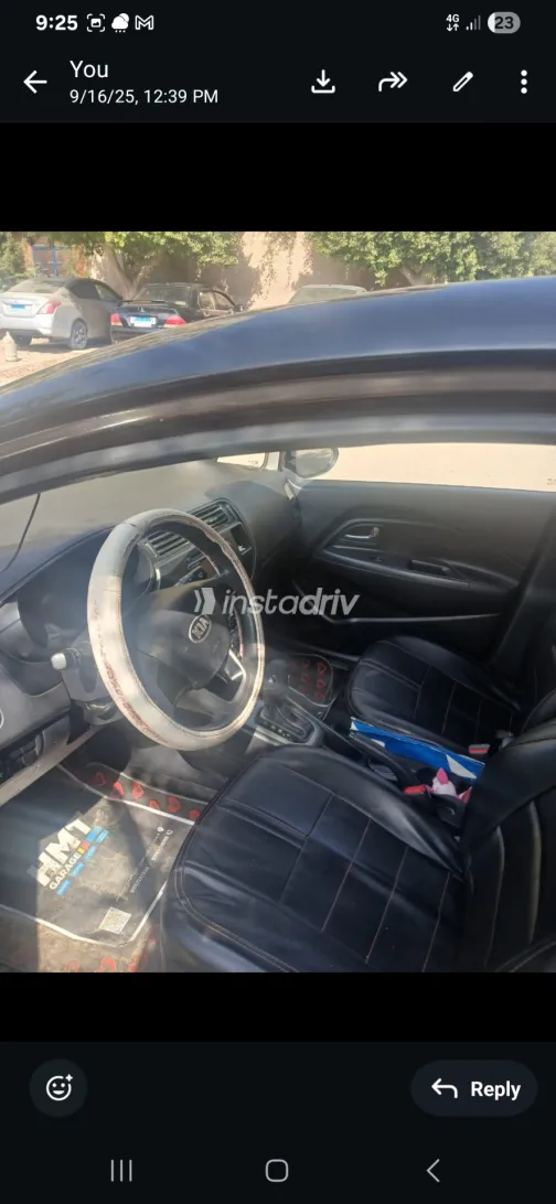 كيا ريو 2013 أبيض مستعملة للبيع - 2