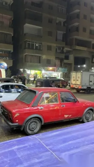 فيات 128 1985 أحمر مستعملة للبيع